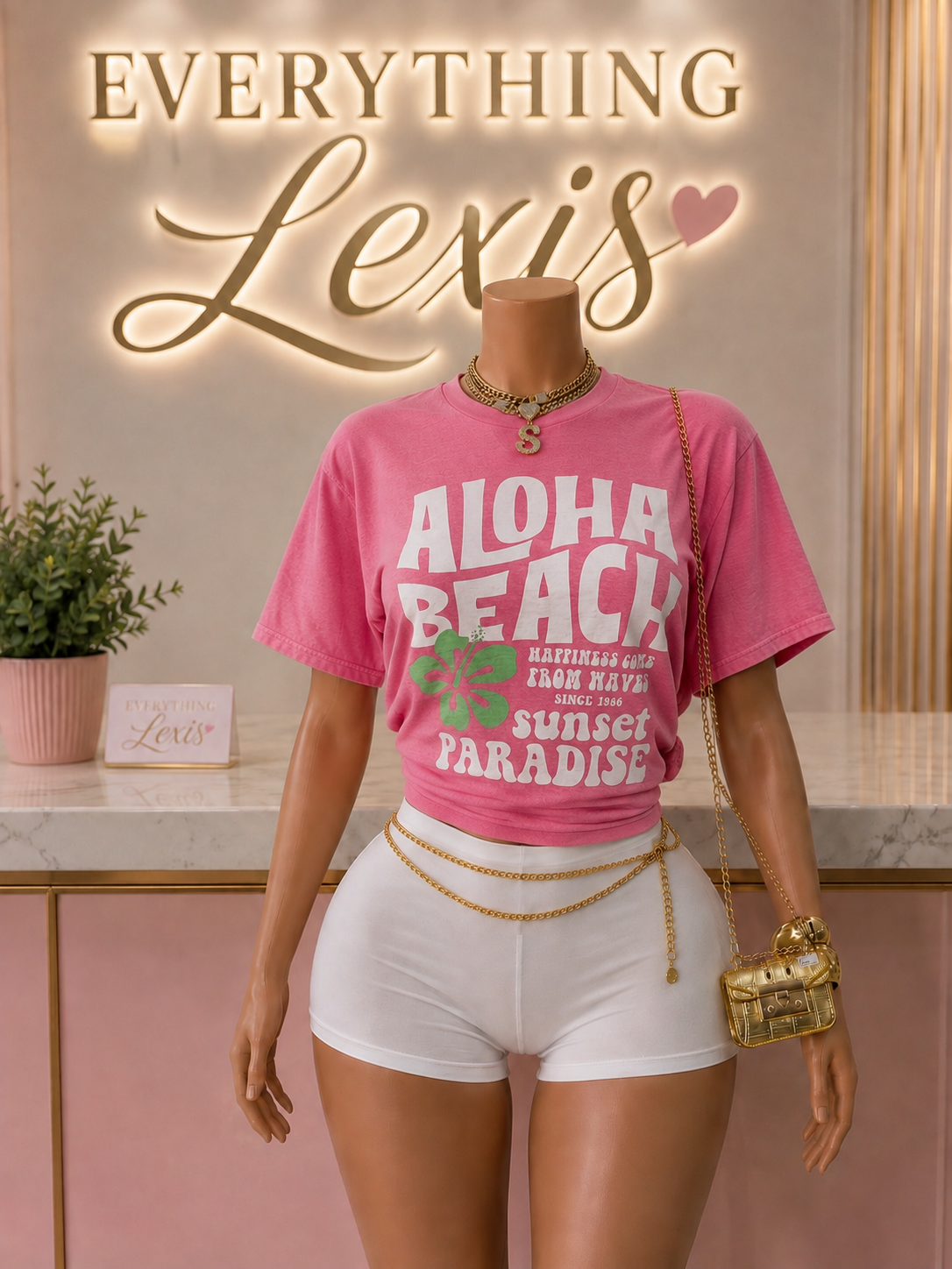 ALOHA BEACH GRAPHIC TEE
