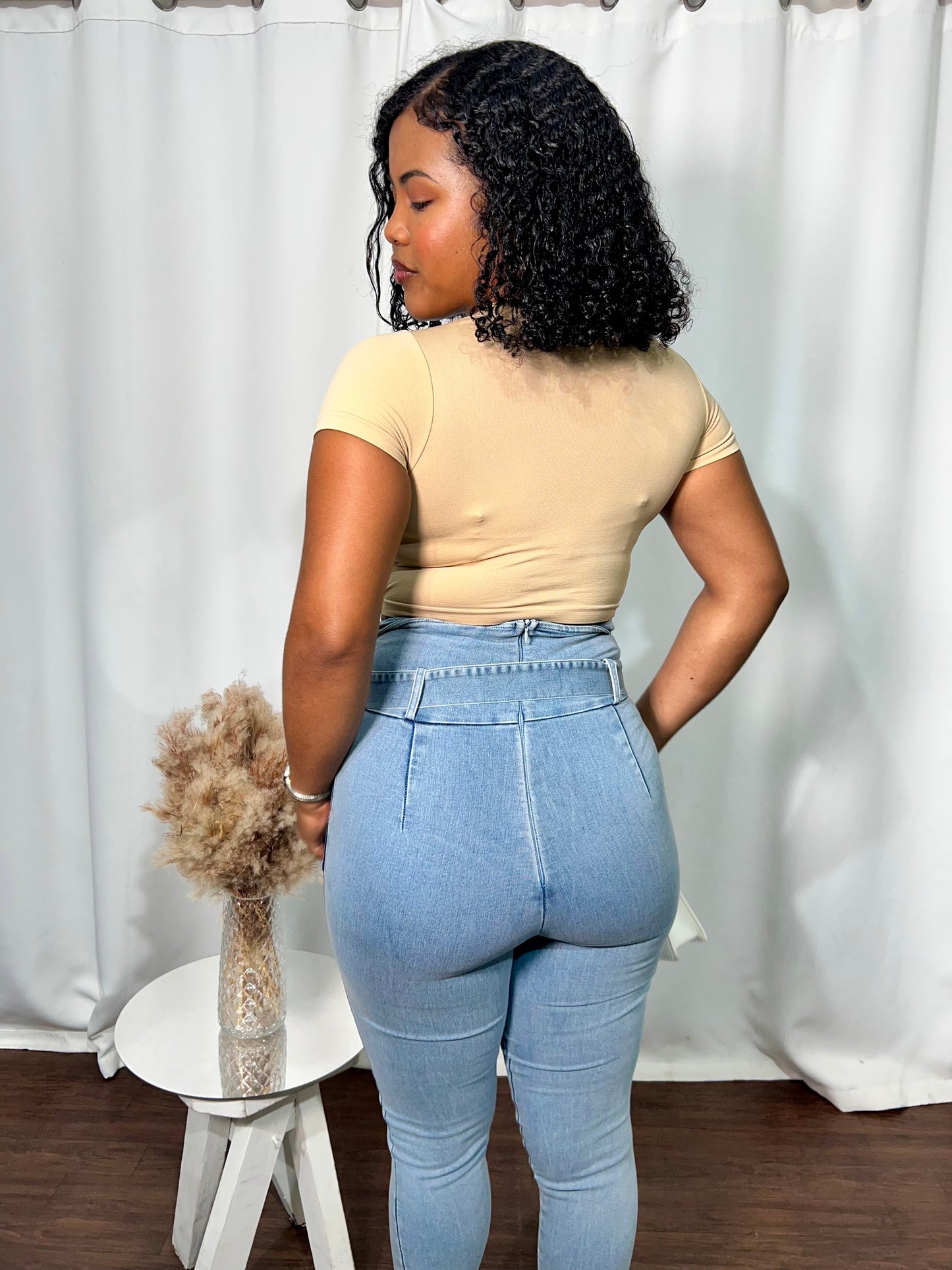 DAILY NYLON CASUAL CROPTOP