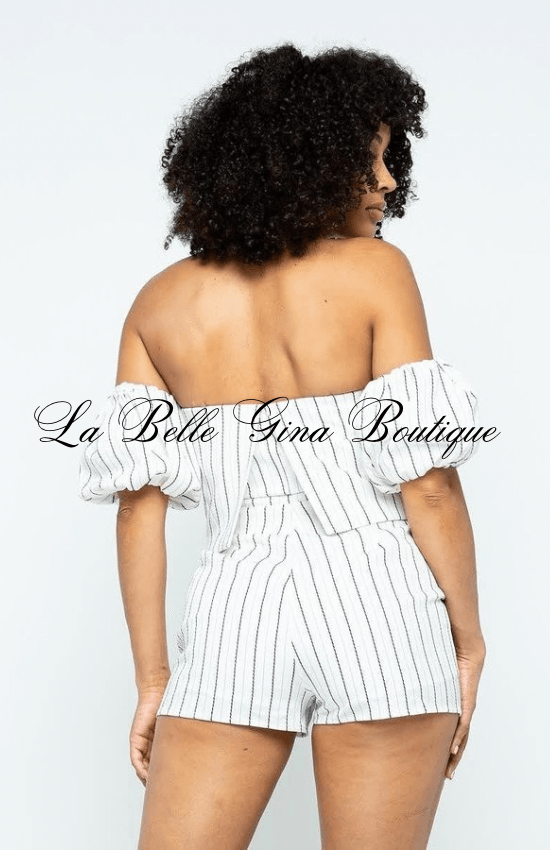 TIMELESS STRIPE ROMPER