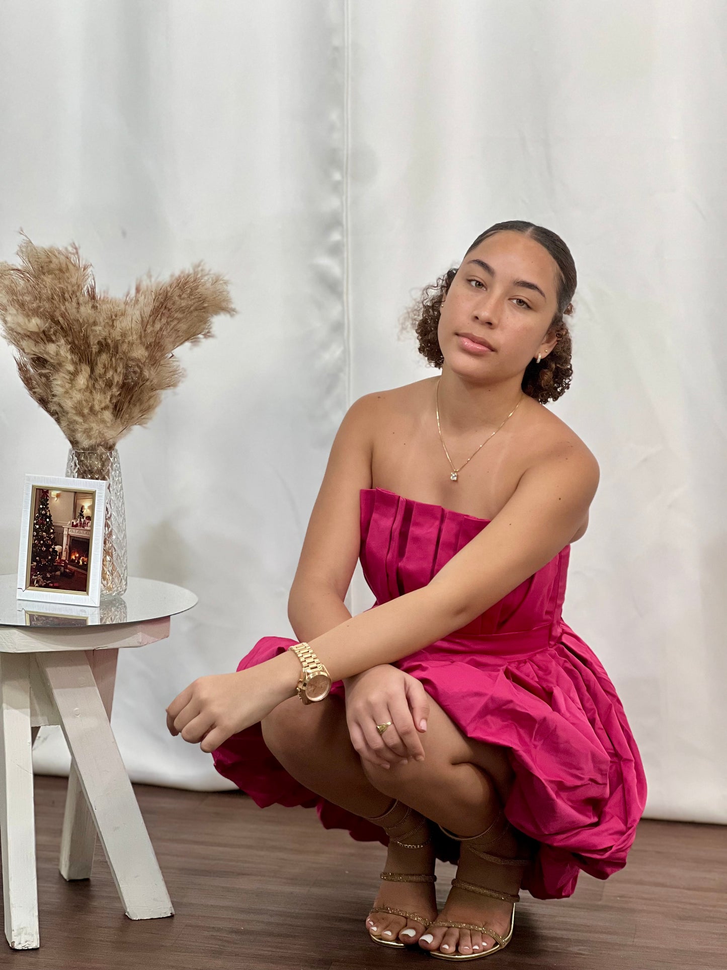 POOFY PRINCESS TUBE MINI DRESS