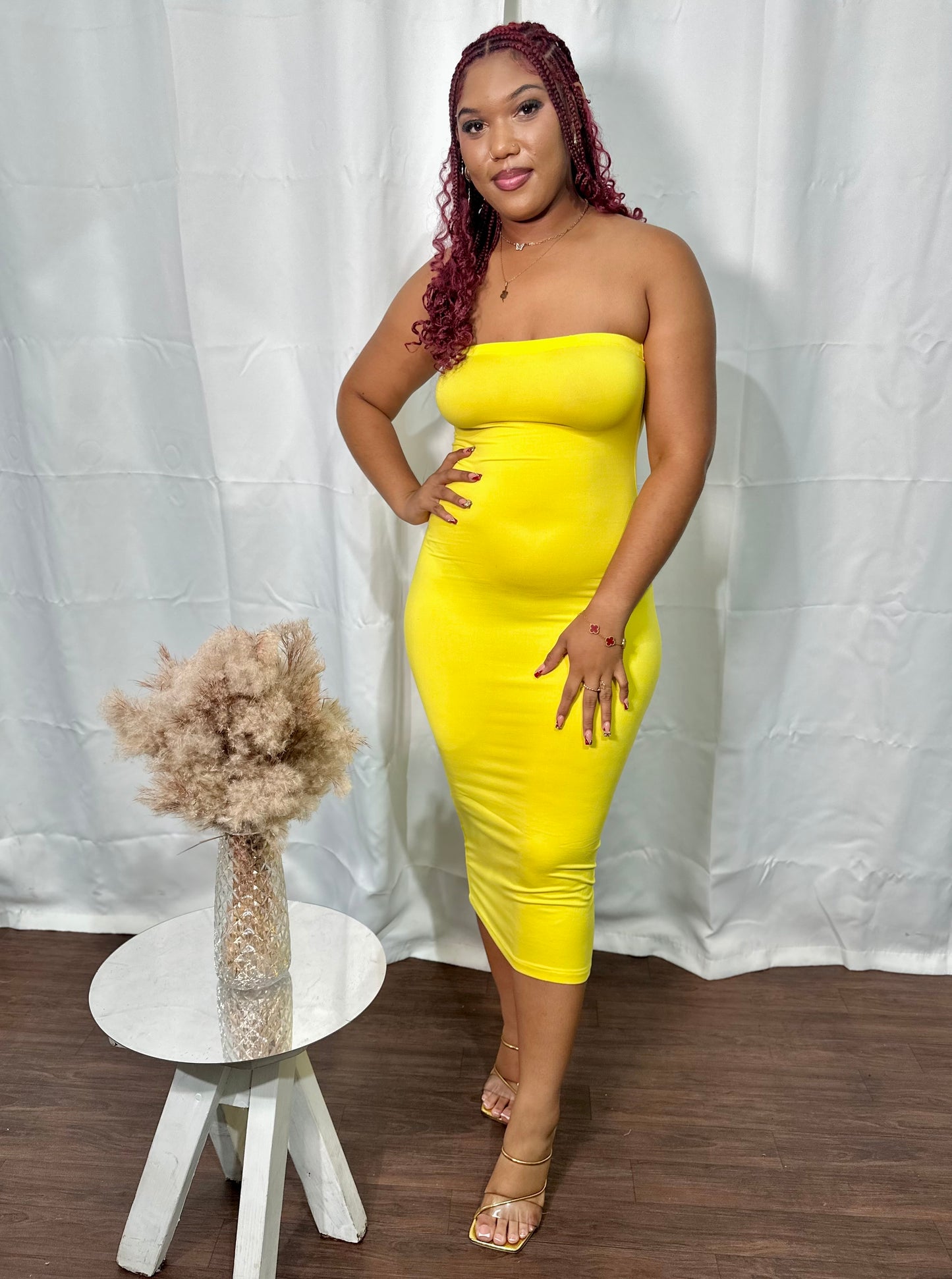 TUBE MIDI DRESS