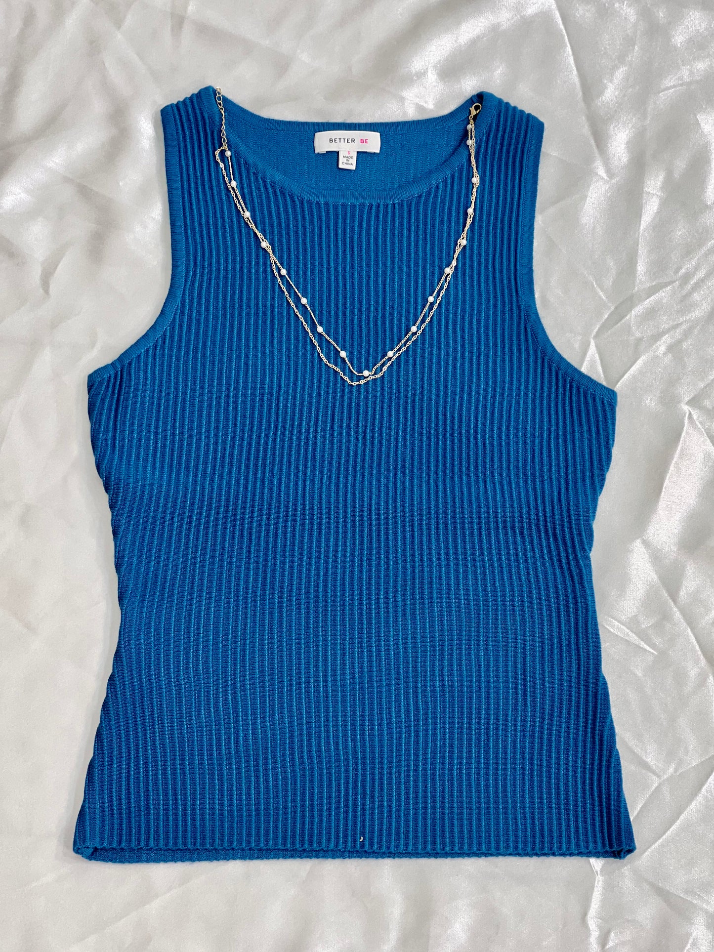RIBBED TANK TOP
