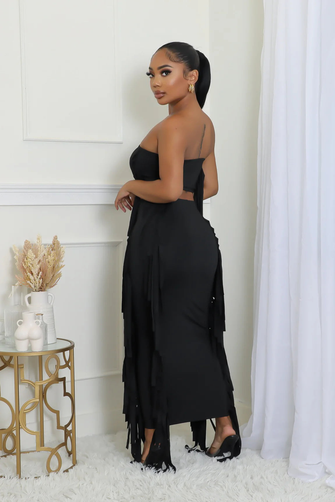GET A CLUE FRILL SKIRT SET