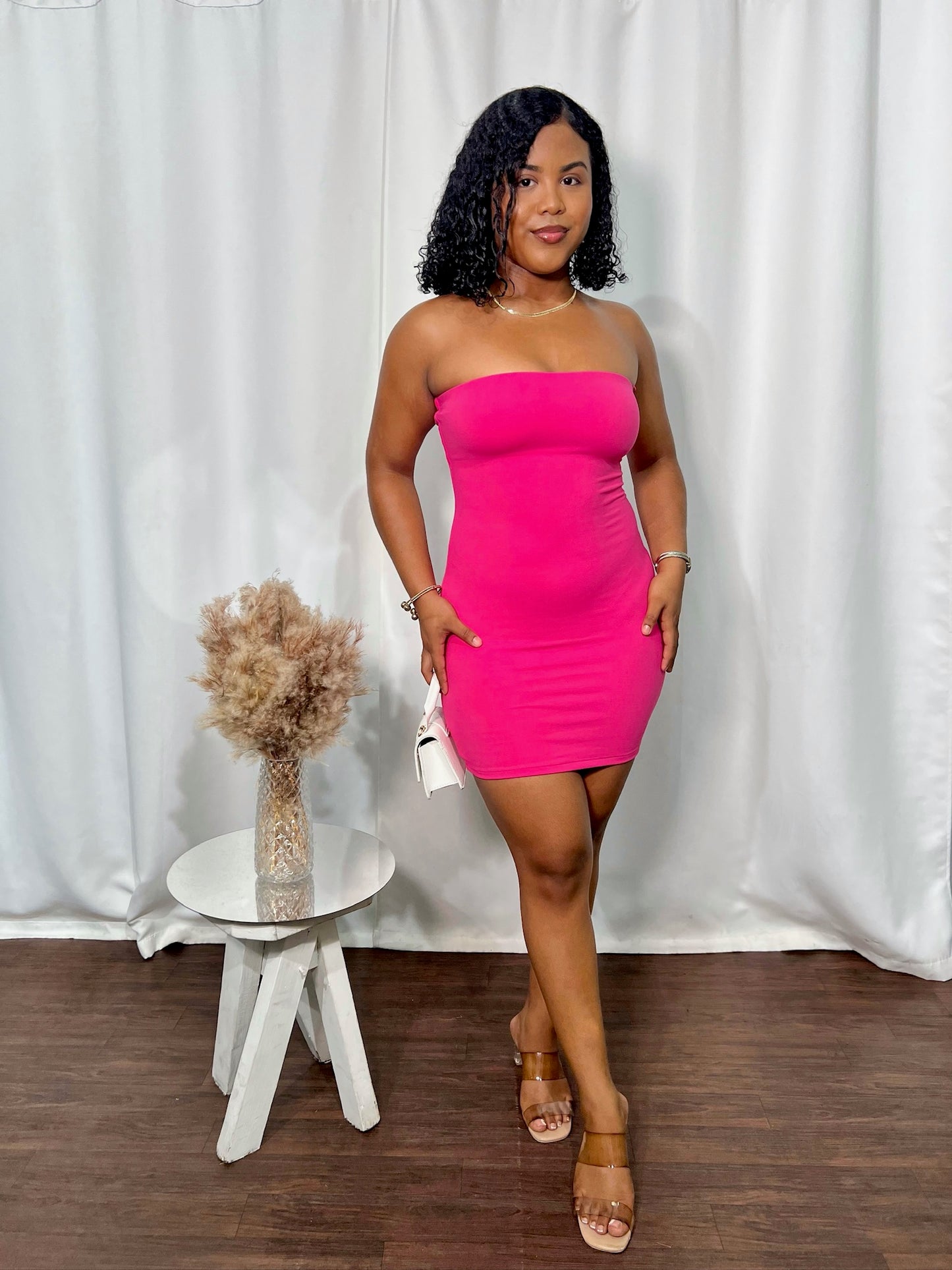 MISS PRETTY TUBE MINI DRESS