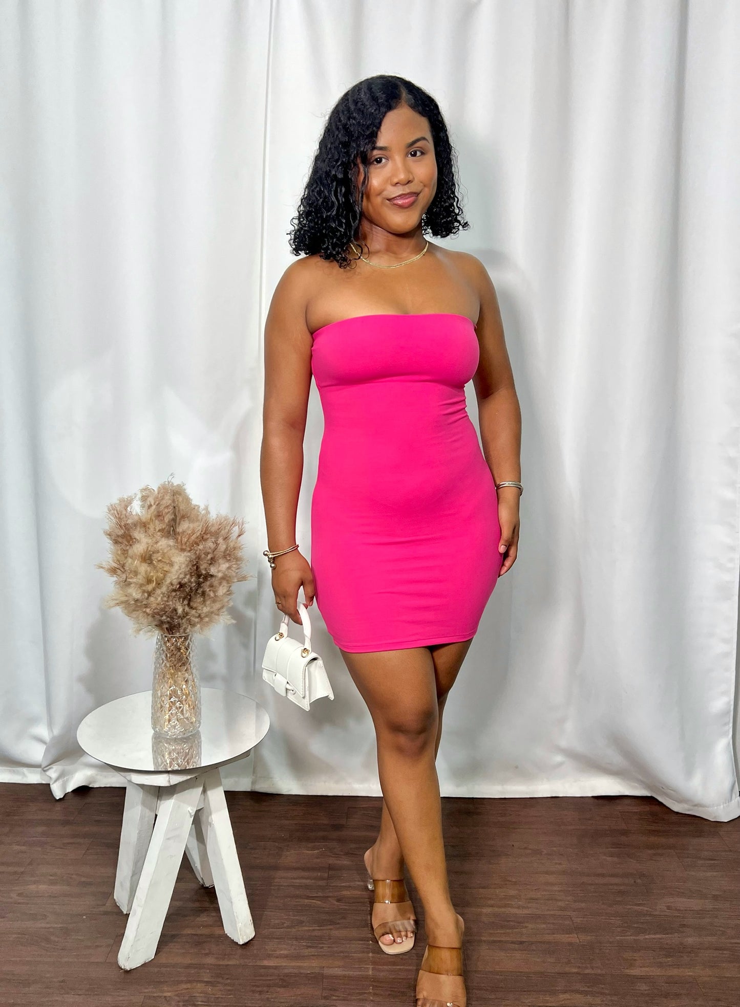 MISS PRETTY TUBE MINI DRESS