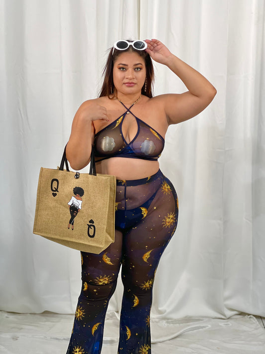 SUN MOON MESH 2PC SET