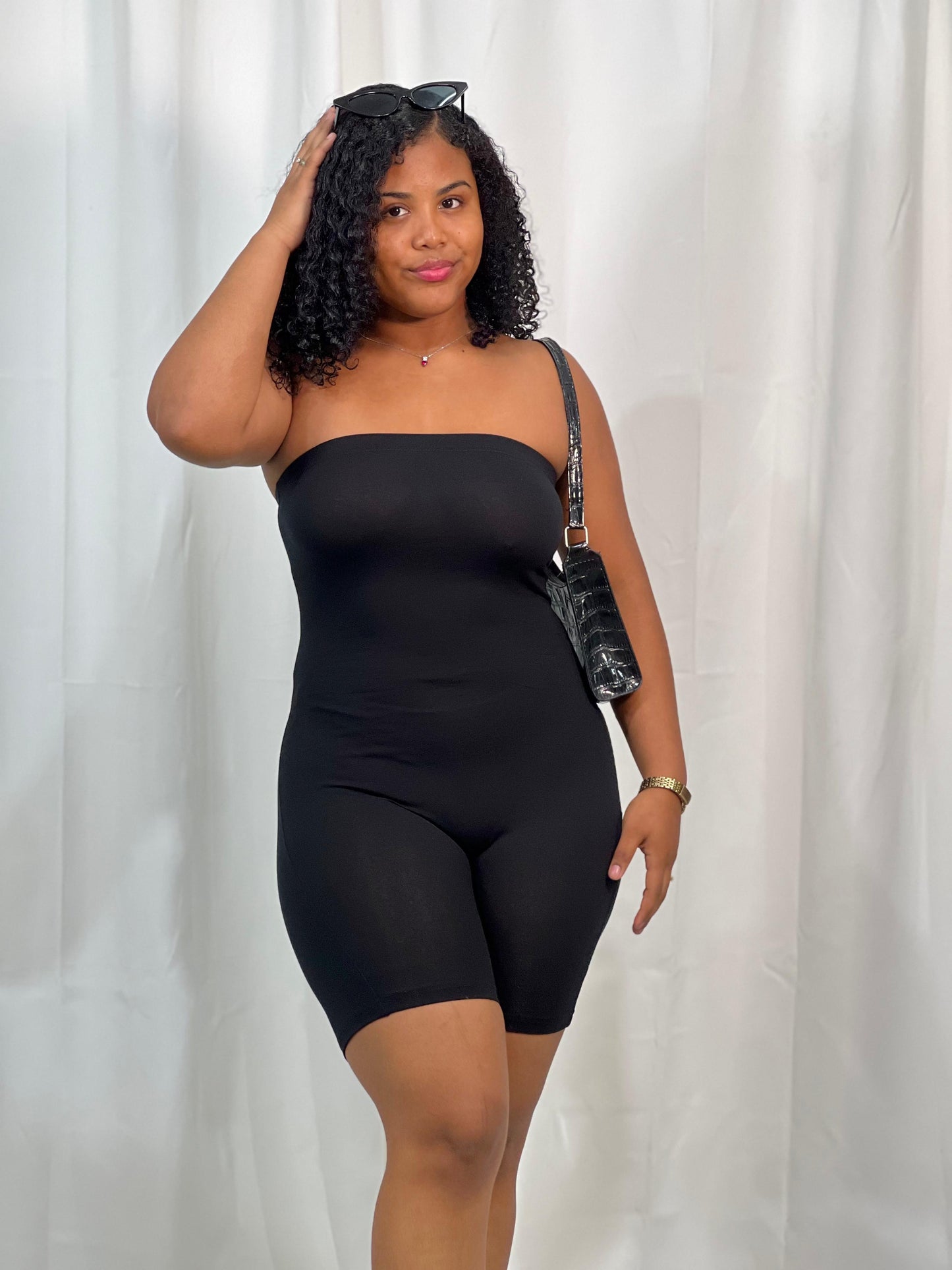 TUBE SOLID COLOR ROMPER