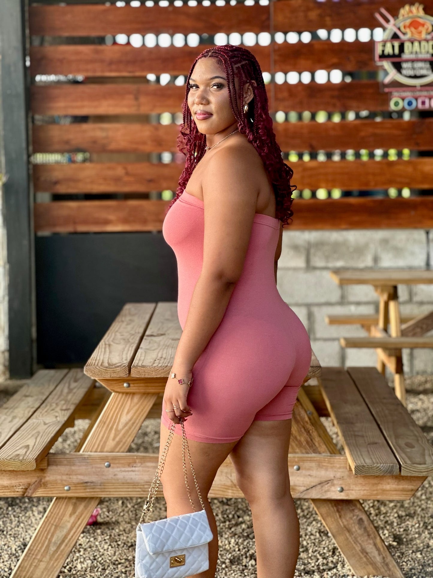 TUBE SOLID COLOR ROMPER
