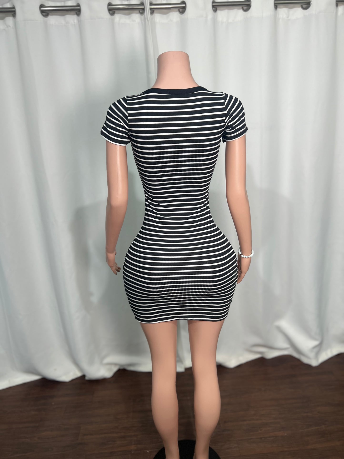 STRIPE MINI DRESS