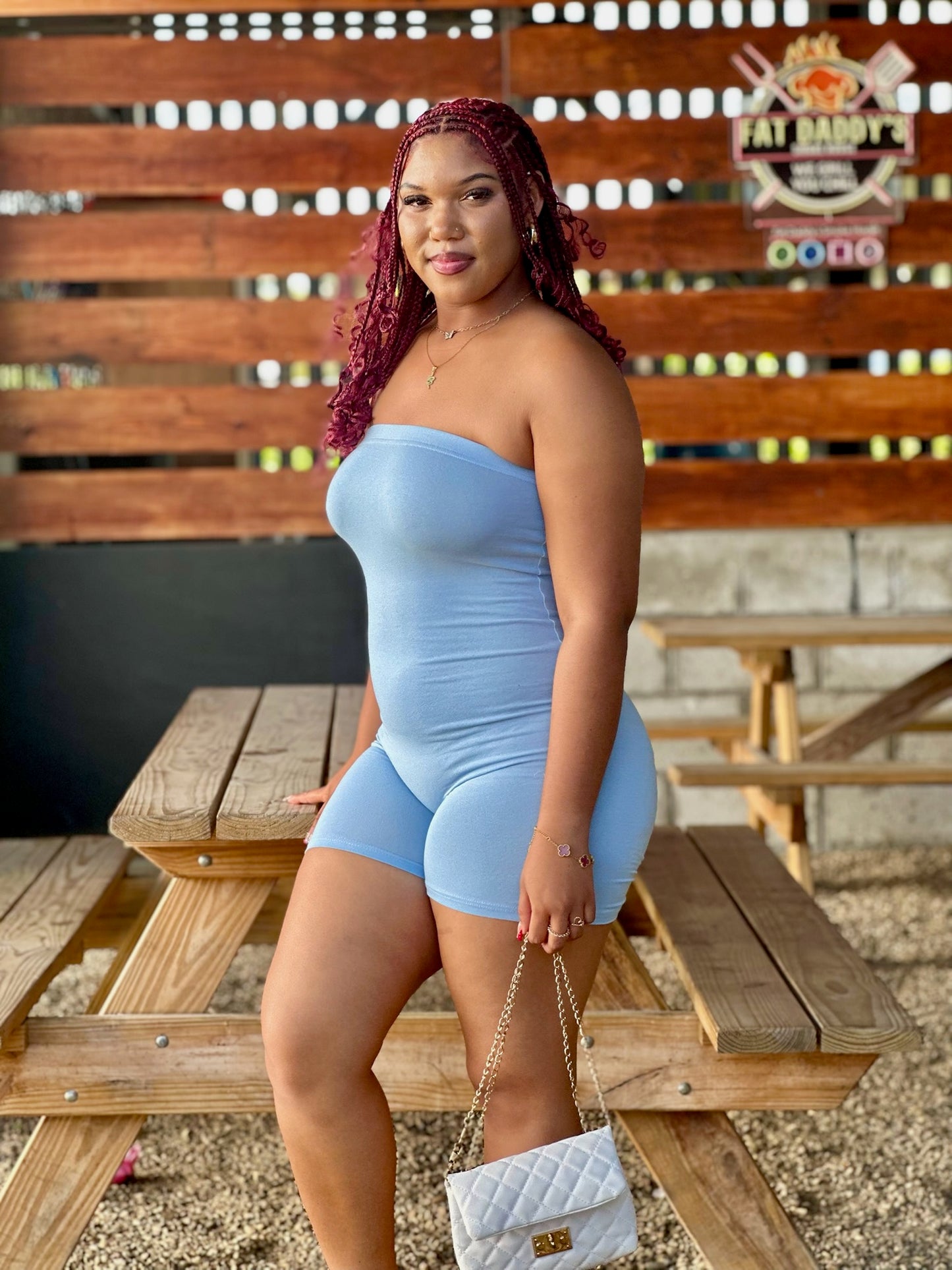 TUBE SOLID COLOR ROMPER