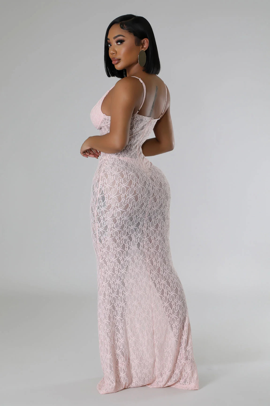 COULD BE LOVE LACE MAXI DRESS