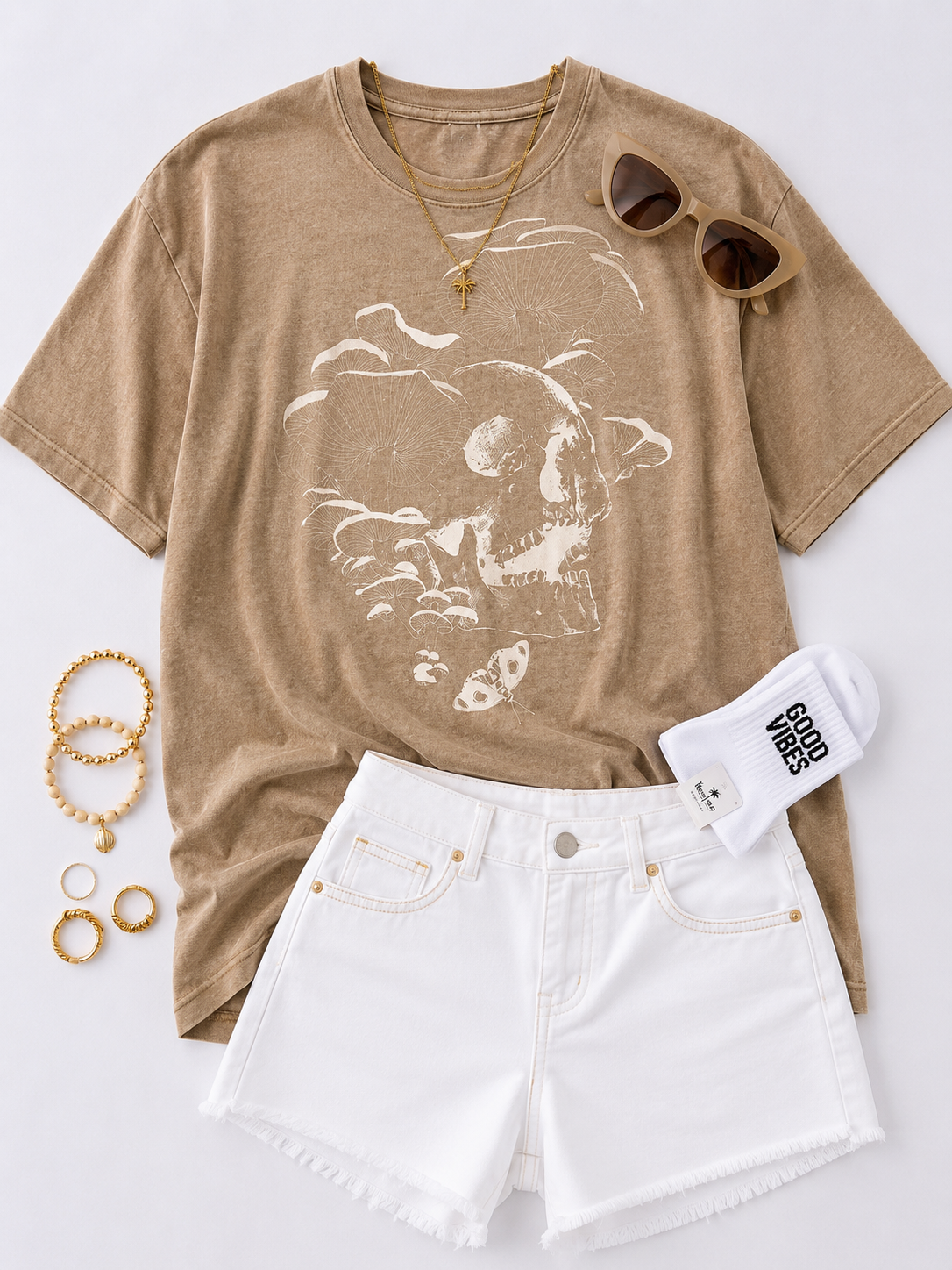 MUSHROOM GRAPHIC TEE