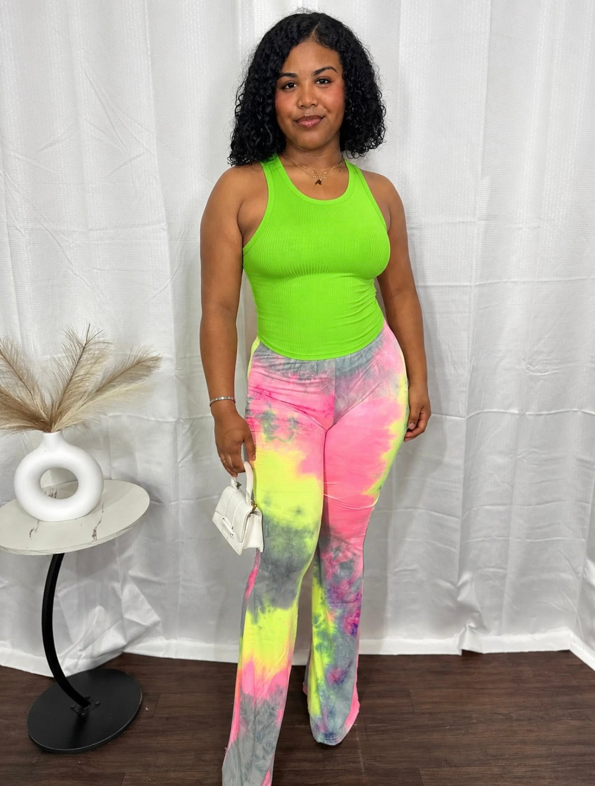 SEAMLESS RACERBACK RIBBED TOP