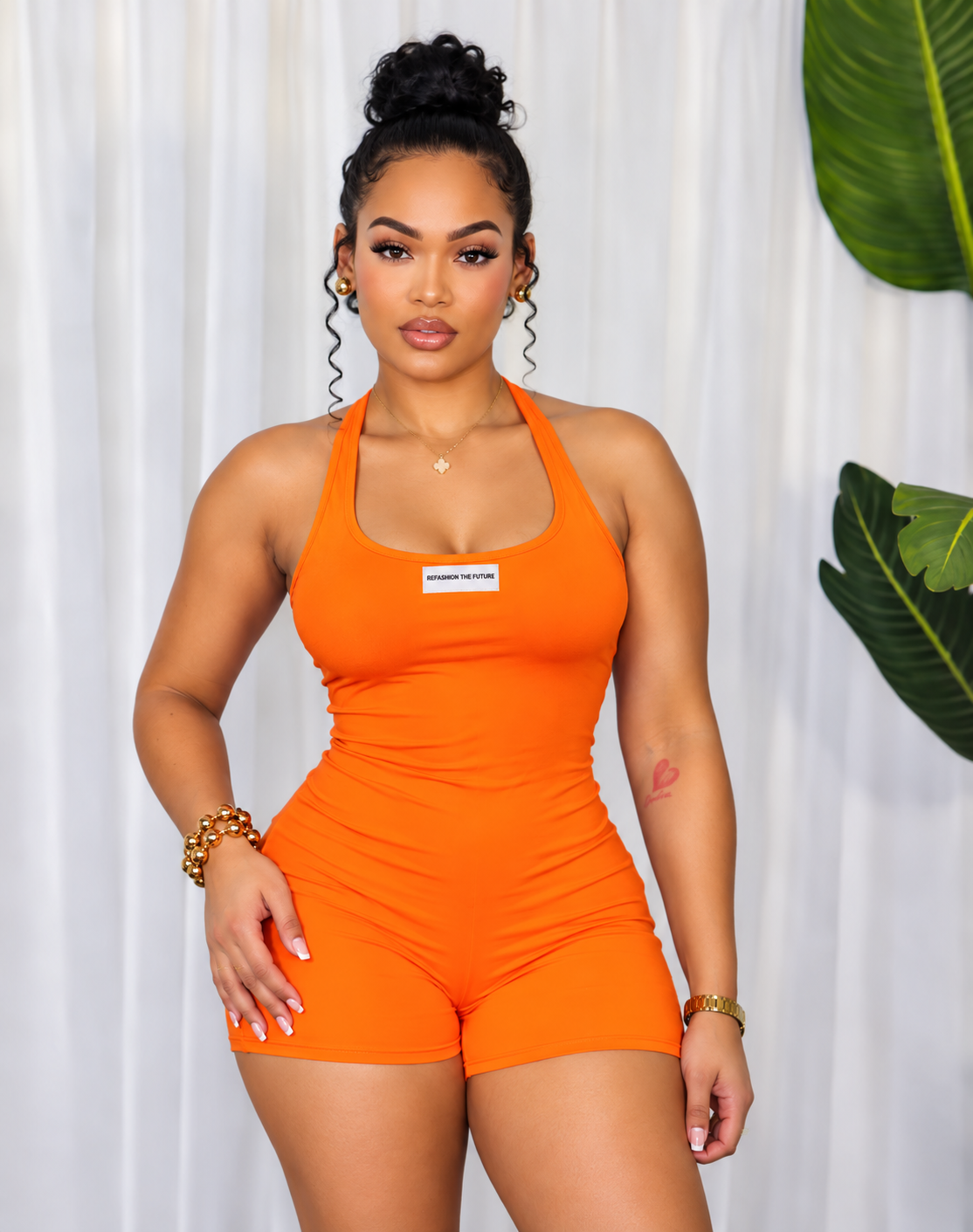 HALTER MINI ROMPER