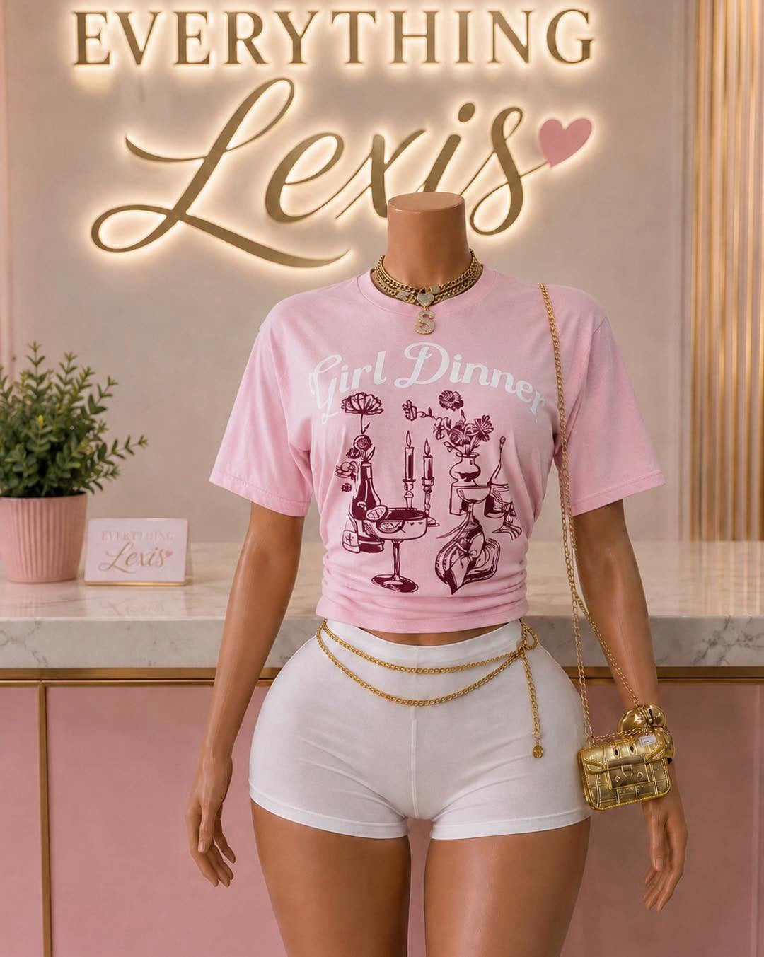 GIRL DINNER GRAPHICS TEES