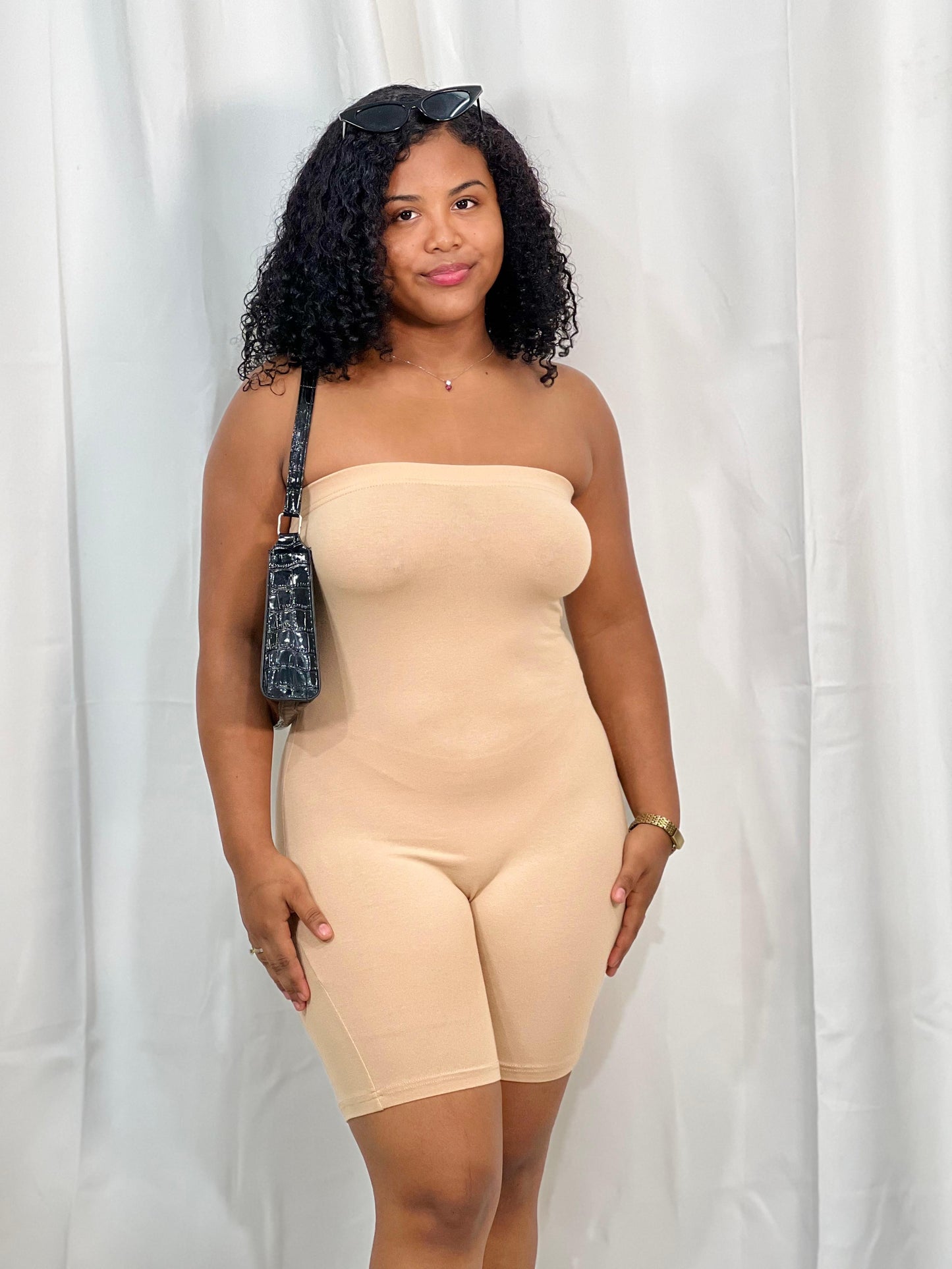 TUBE SOLID COLOR ROMPER