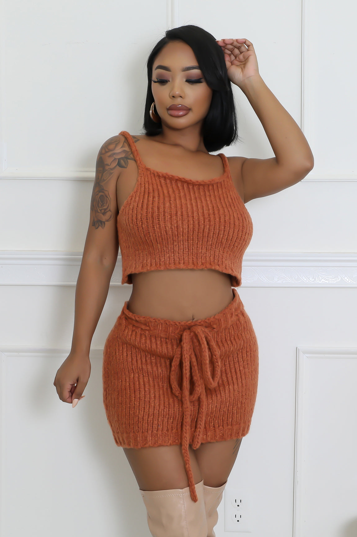 3 PC OLD TIME LOVE SKIRT SET