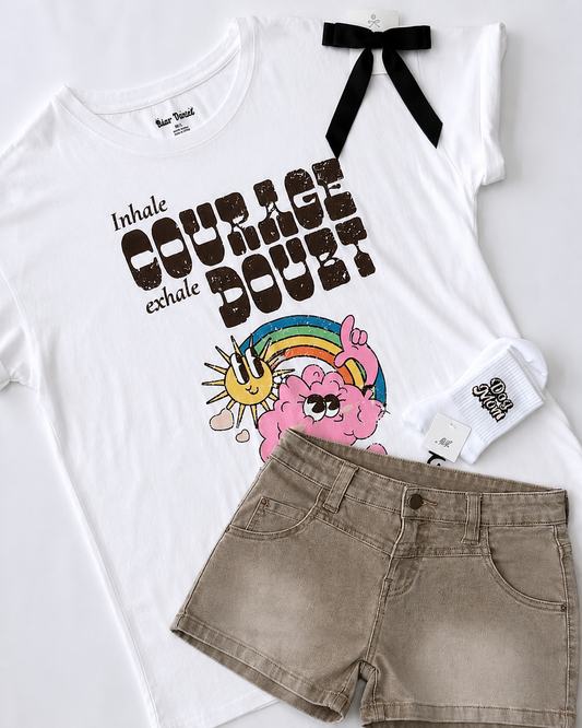 COURAGE/DOUBT GRAPHIC TEE