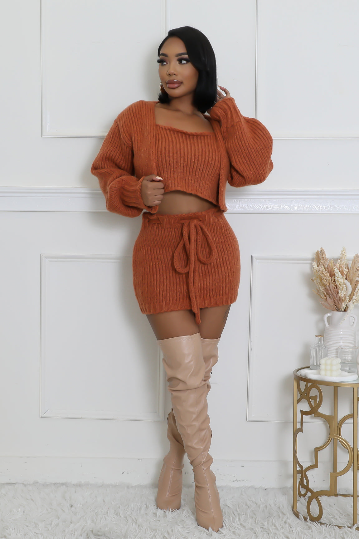 3 PC OLD TIME LOVE SKIRT SET