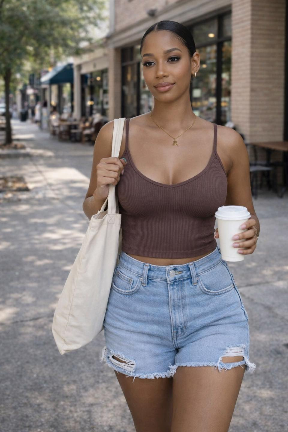 RIBBED SEAMLESS CAMI TOP