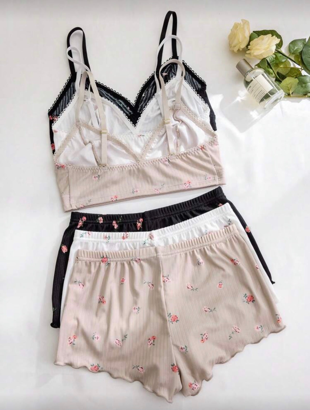 FLORAL LOUNGE WEAR SET