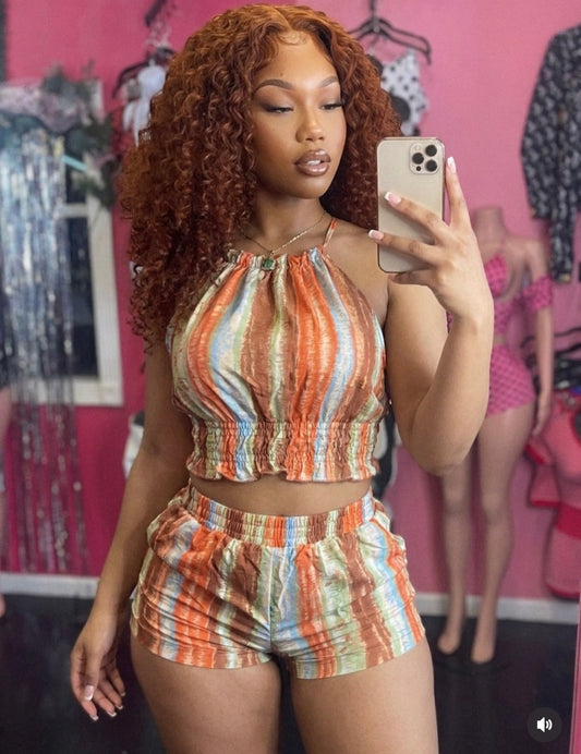 MERROW PRINTED SHORTS SET