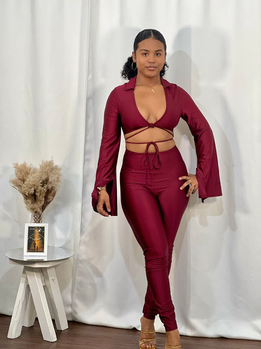 FLARE AFFAIR JUMPSUIT