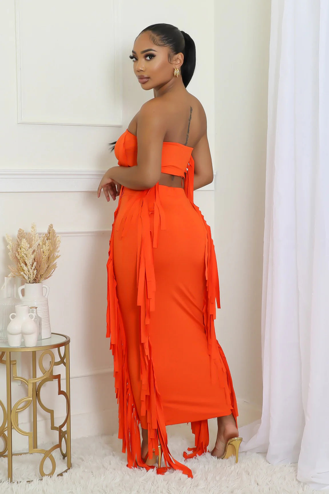 GET A CLUE FRILL SKIRT SET