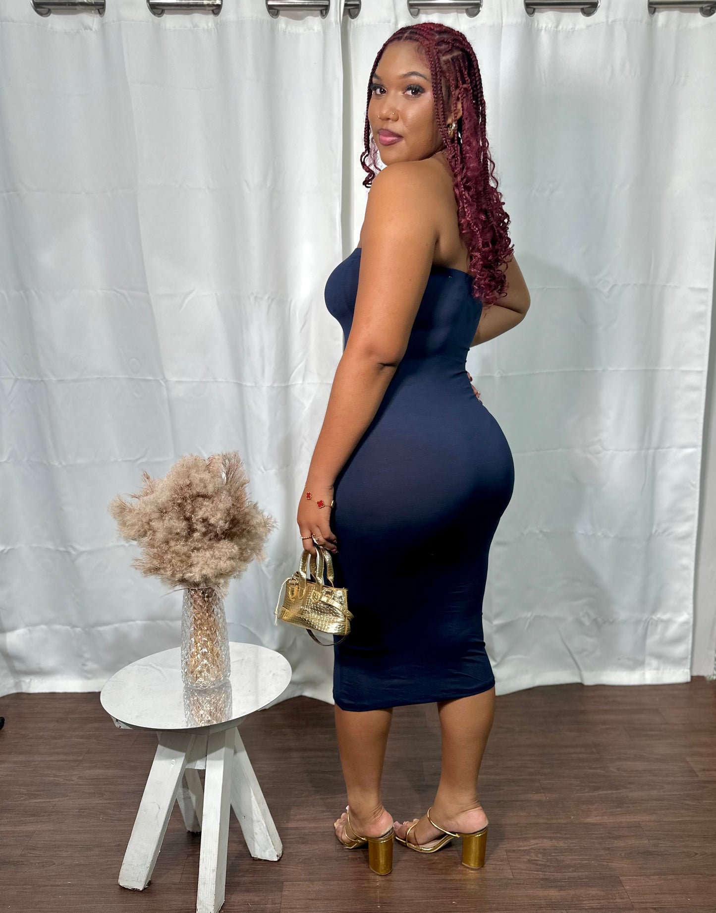 TUBE MIDI DRESS