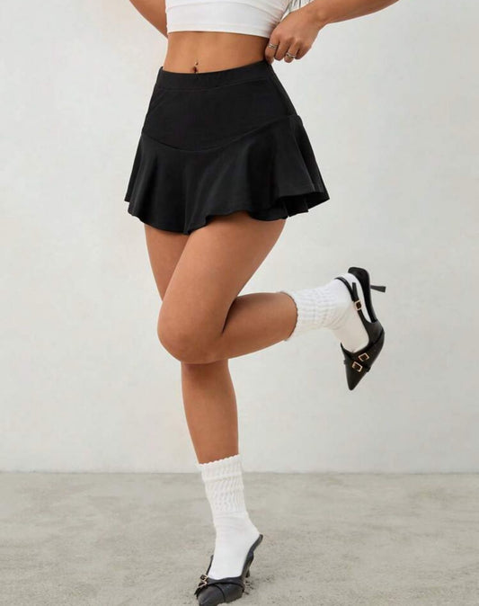 FLOWY MINI SKIRT