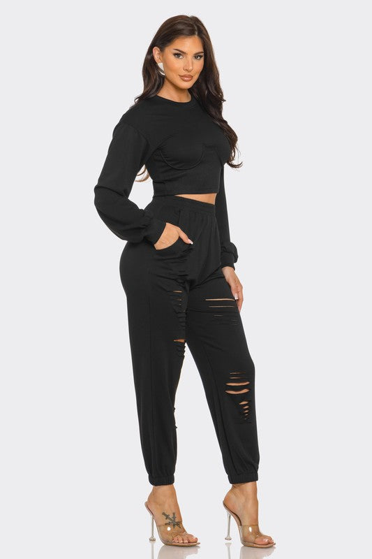 STREET SOFT LONG SLEEVE SET