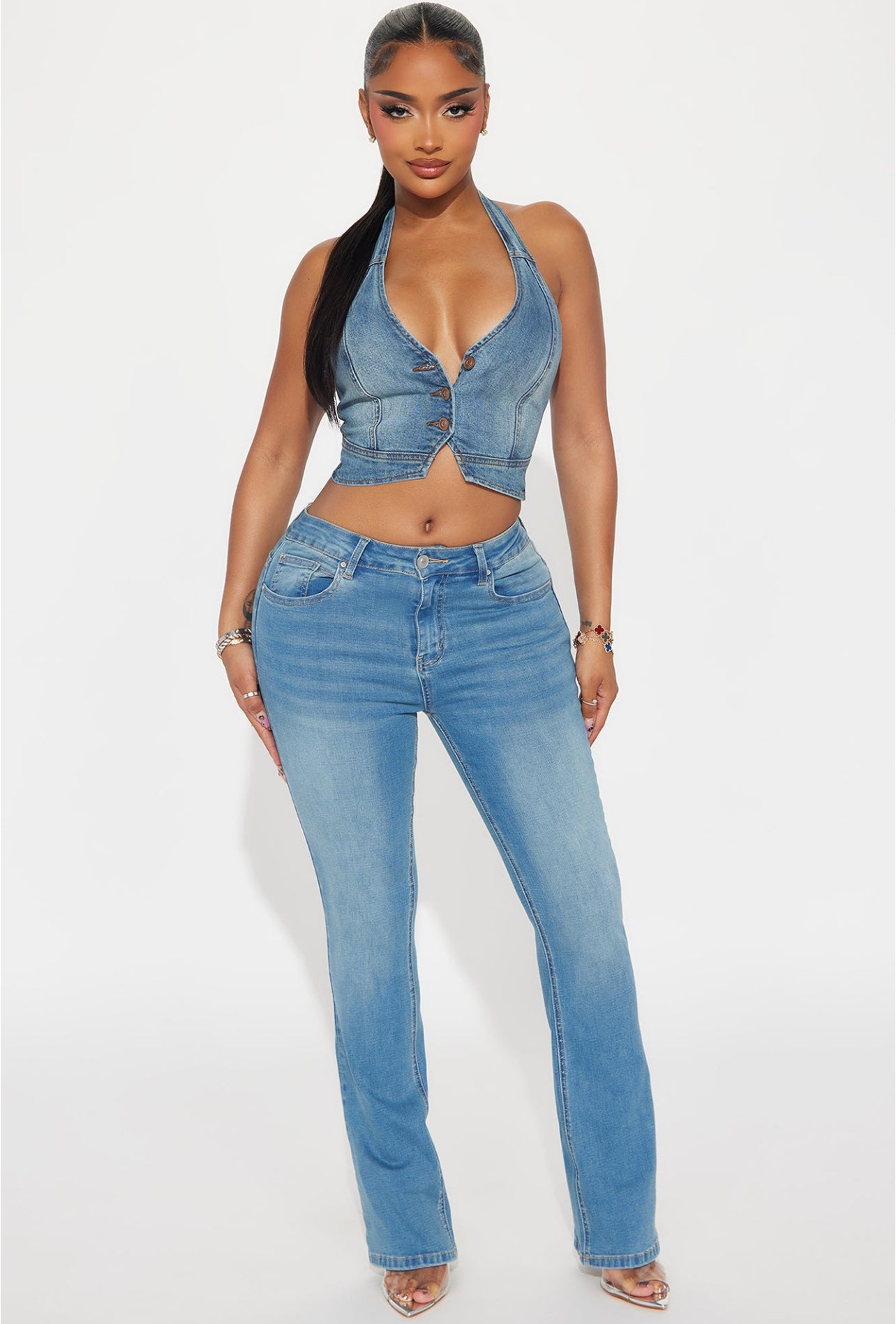 PLAY BY THE RULES STRETCH JEANS