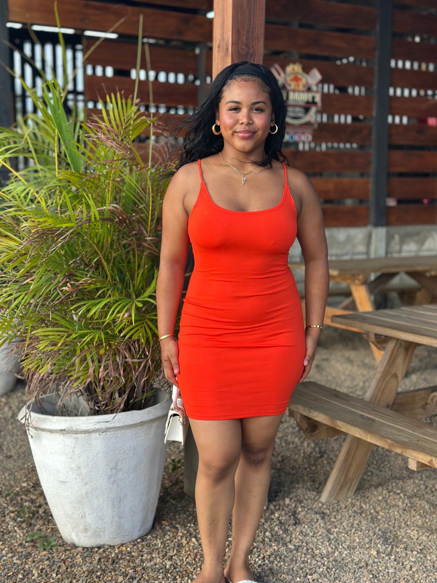 PONTE CAMI MINI DRESS