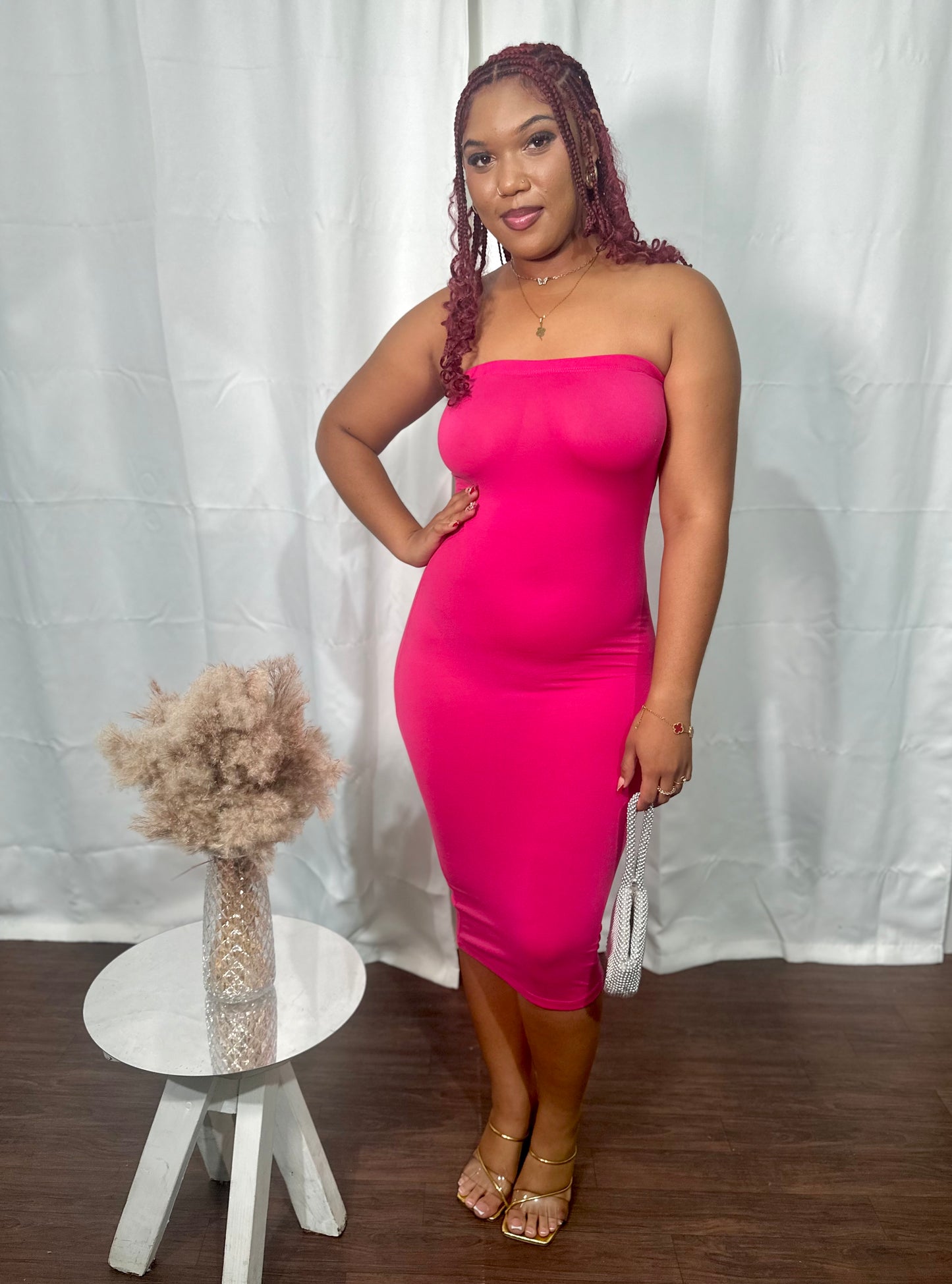 TUBE MIDI DRESS