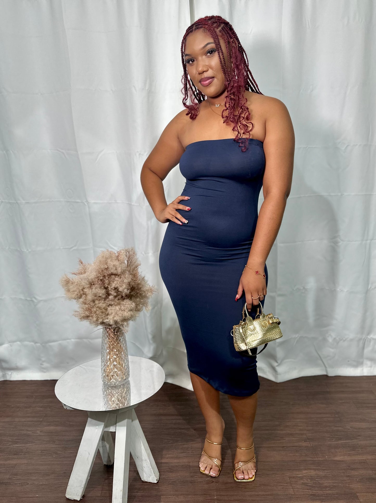 TUBE MIDI DRESS