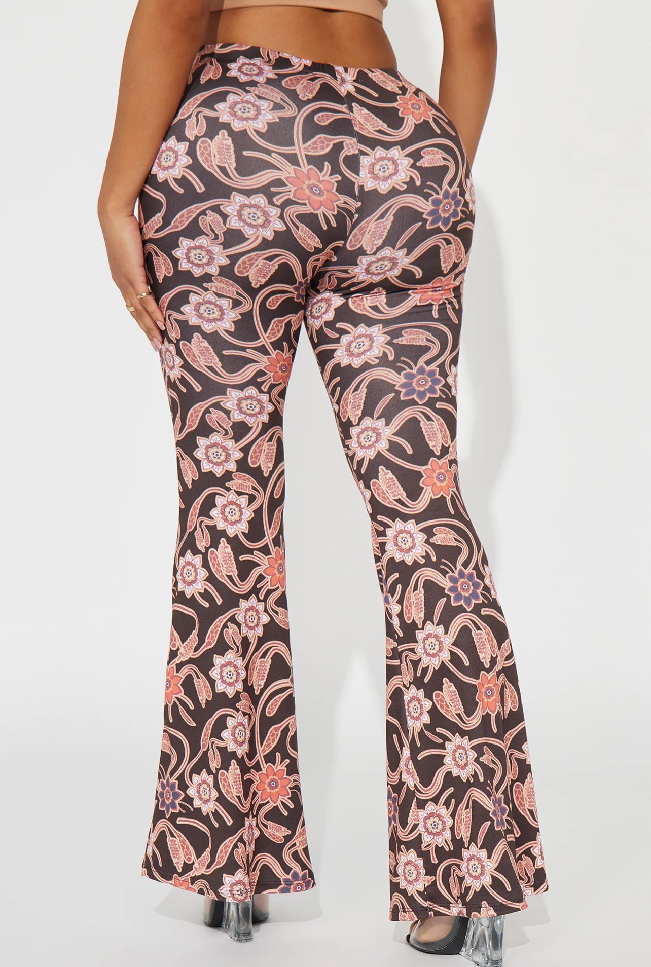 GET SWIRLY FLARE PANTS