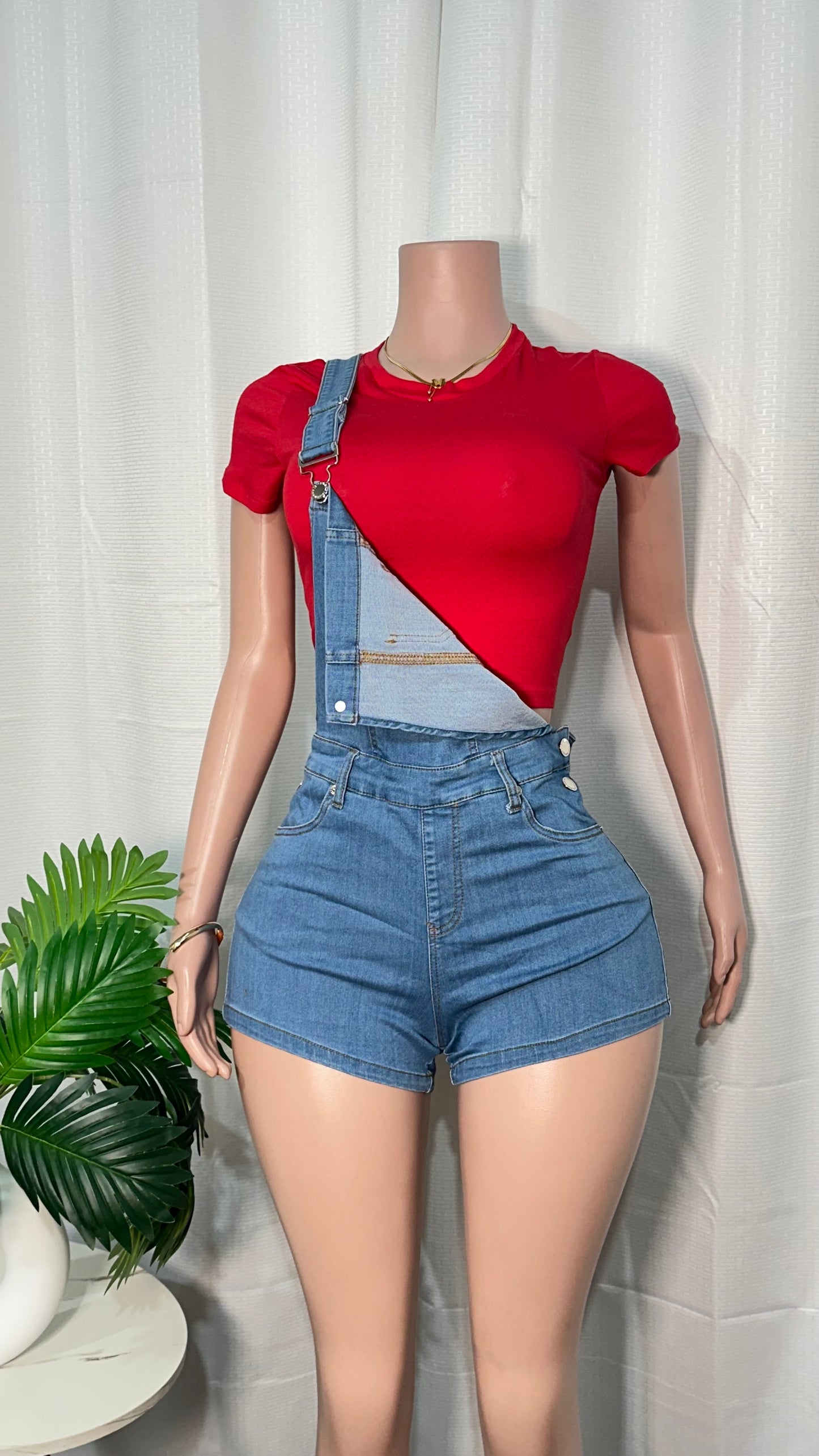 CREW NECK SHORT SLEEVE CROP TOP