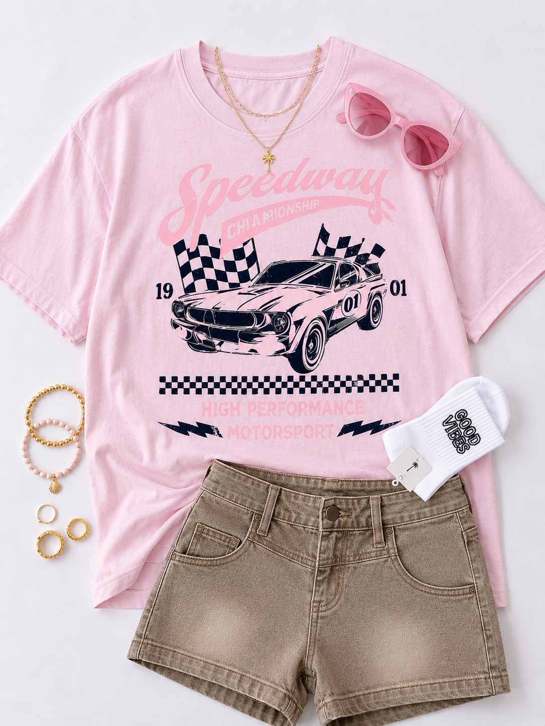 SPEEDWAY GRAPHIC TEE