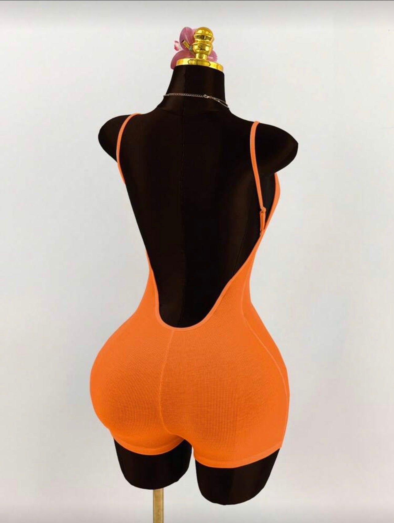 SOLID BACK OUT MINI ROMPER