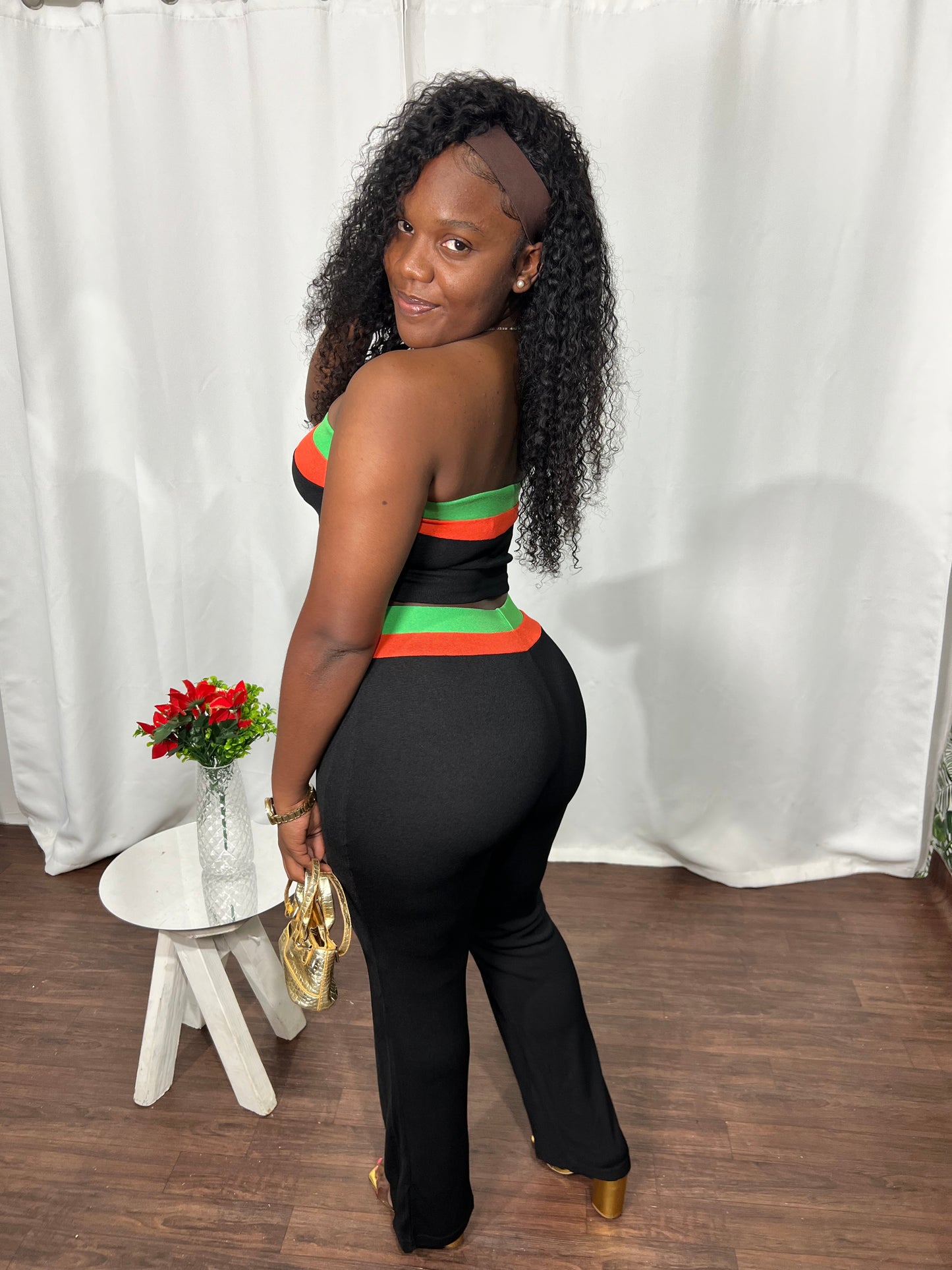 HONEY TUBE PANTS SET