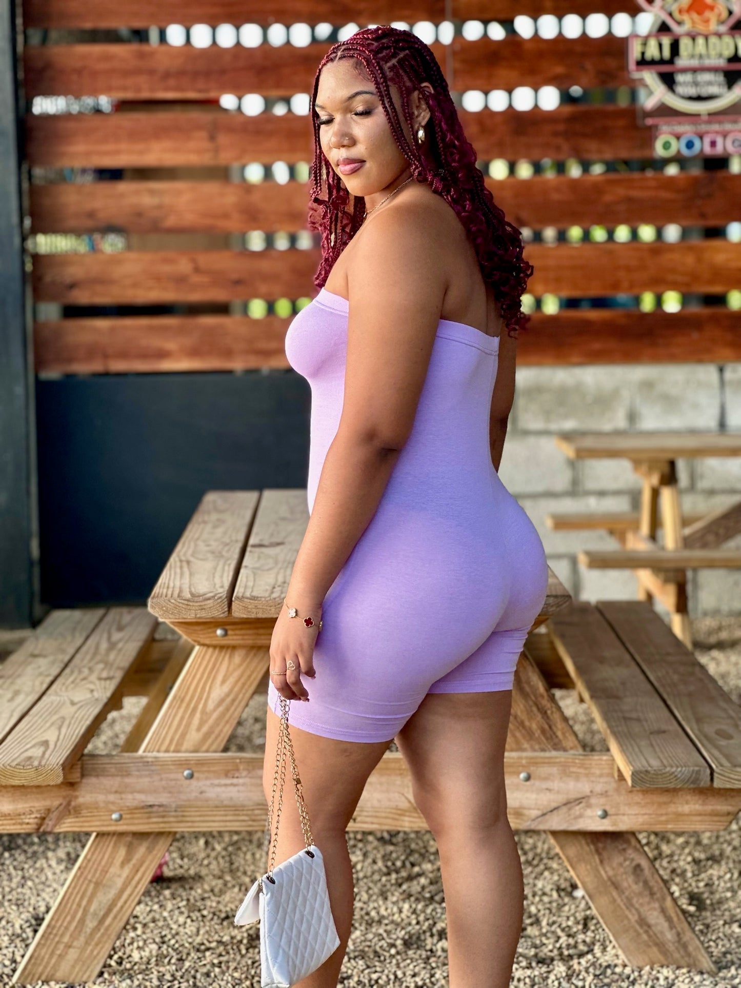 TUBE SOLID COLOR ROMPER