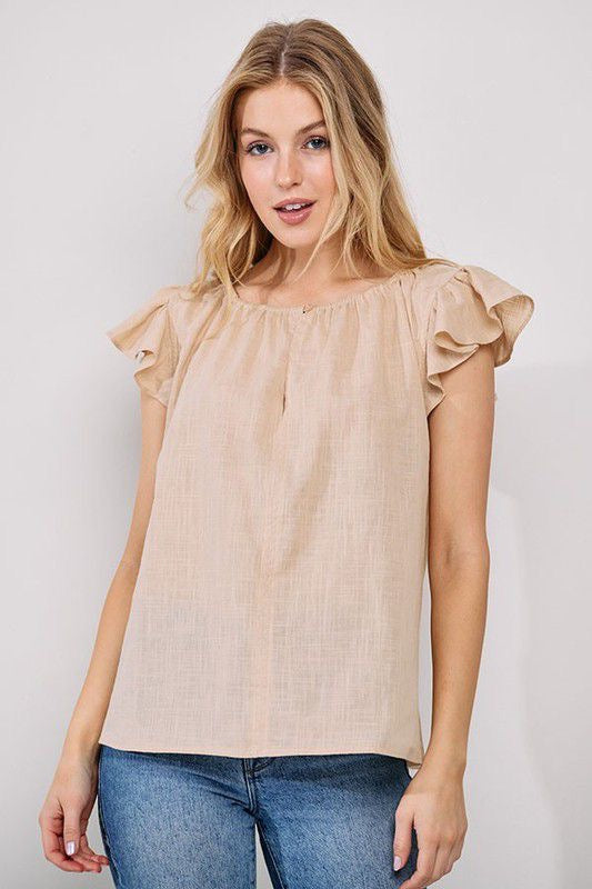 DIVINE LINEN TOP