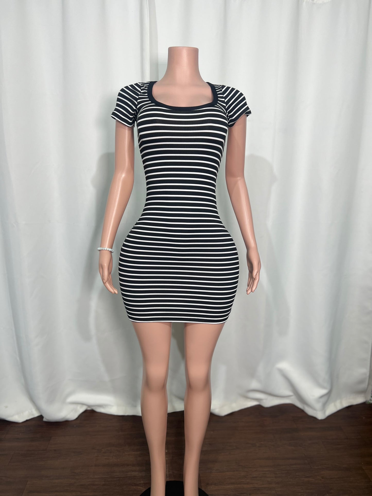 STRIPE MINI DRESS