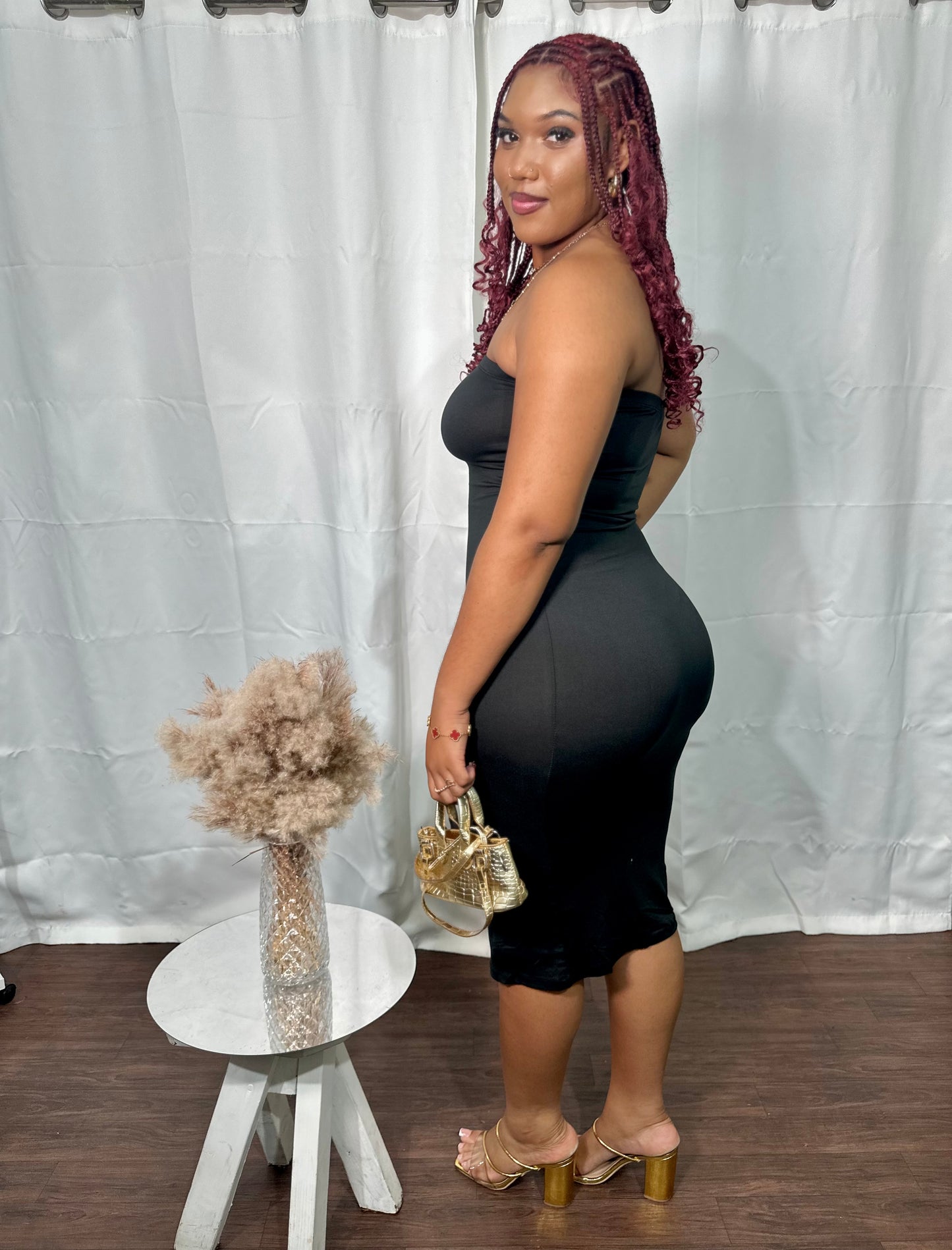 TUBE MIDI DRESS