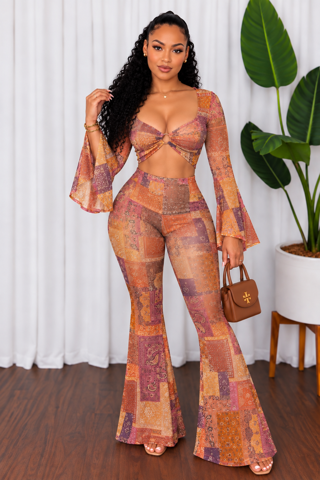 PAISLEY MUSE SHEER SET