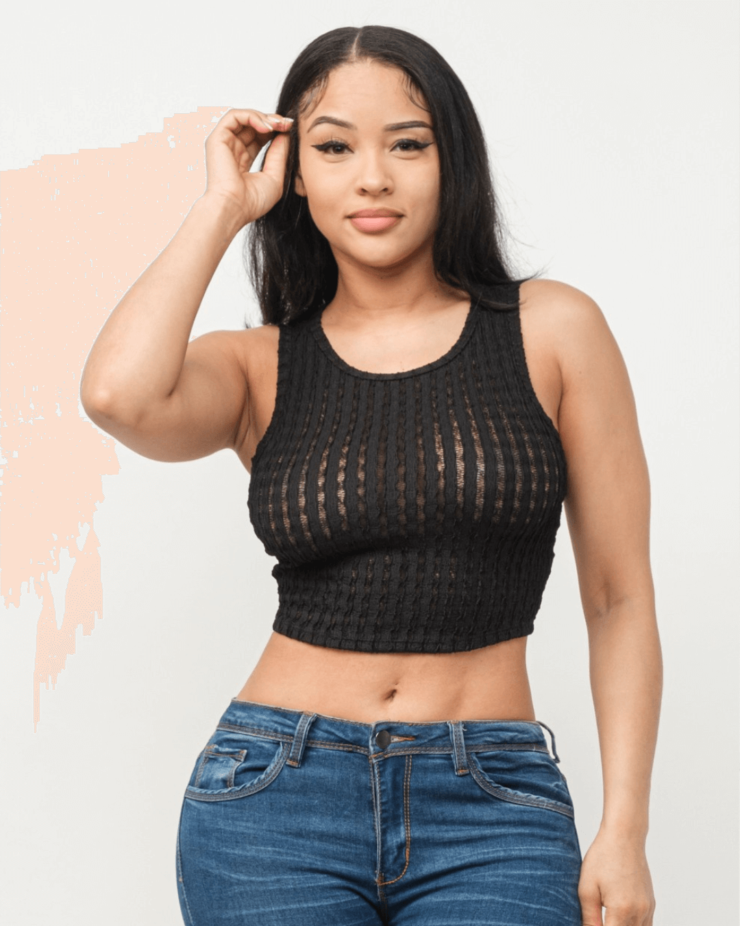 SHEER CROP TOP