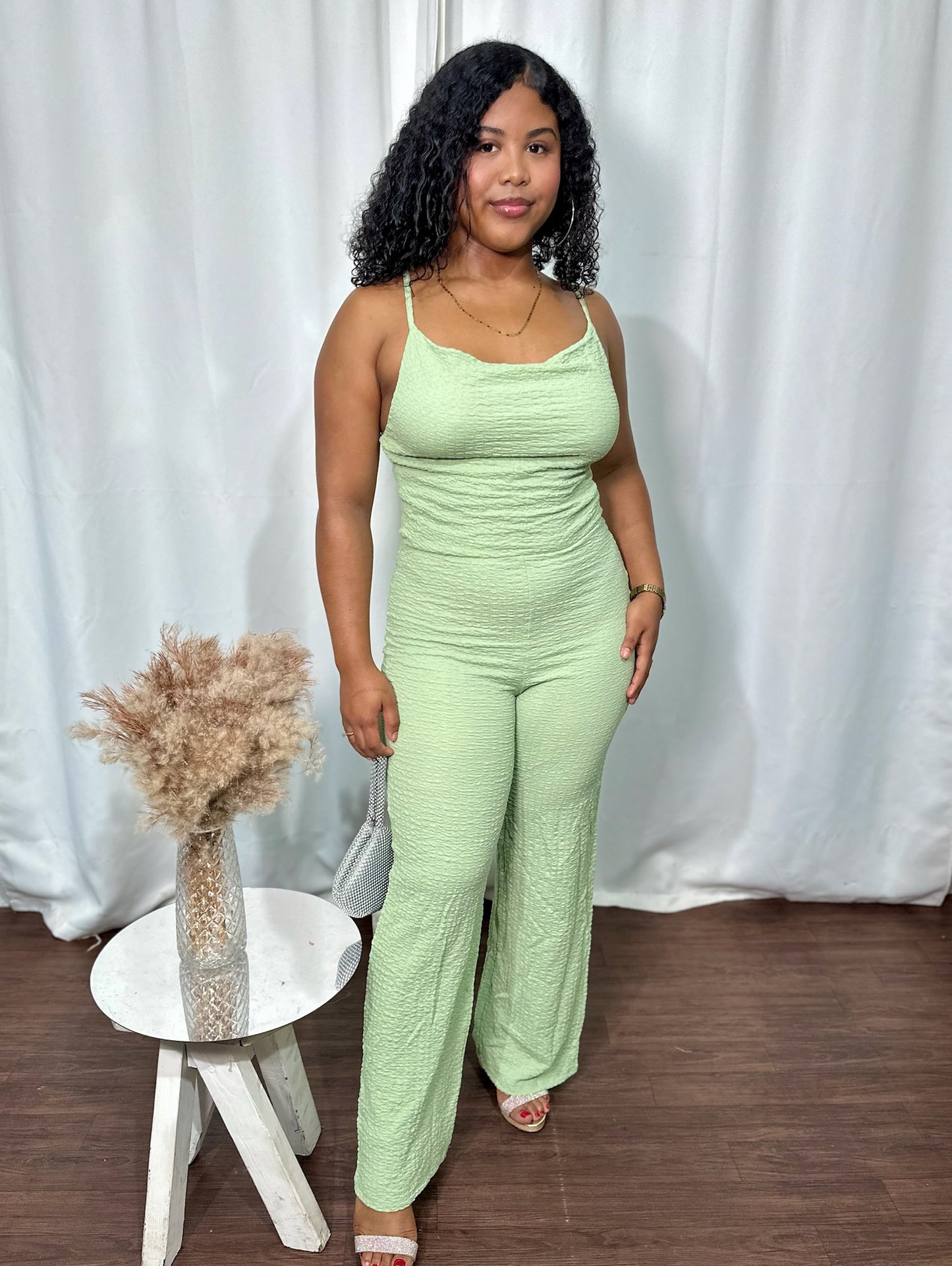 SCULPT FLARE JUMPSUIT