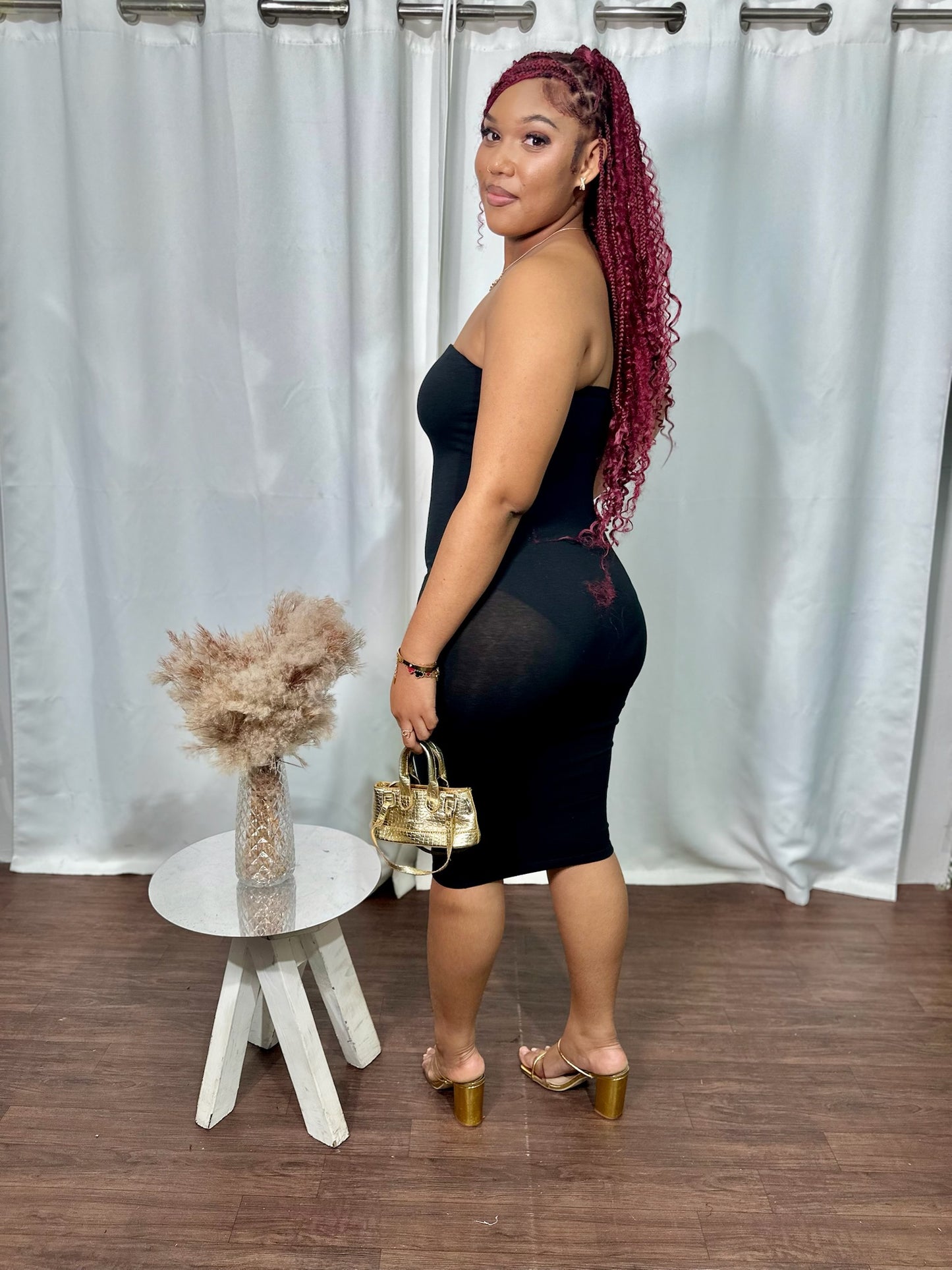 TUBE MIDI DRESS