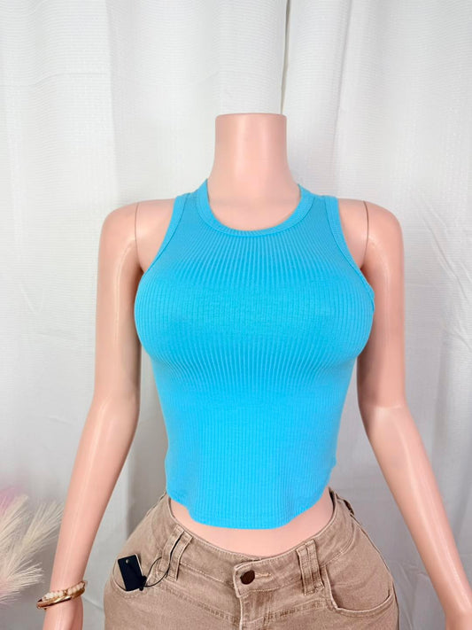RIBBED RACERBACK TOP