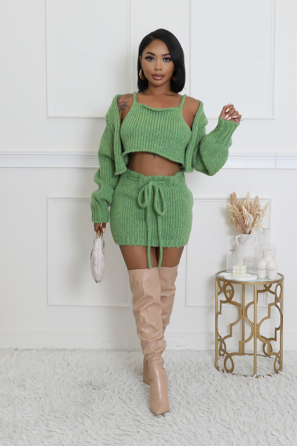 3 PC OLD TIME LOVE SKIRT SET
